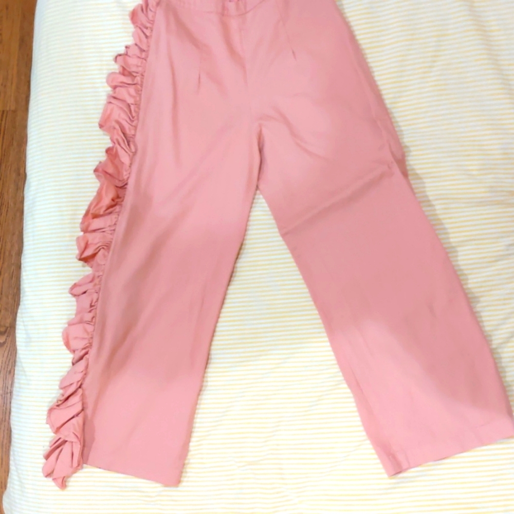 Vintage Rouched pink pants CS-2MASS